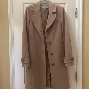 Anne Klein wool trench coat
